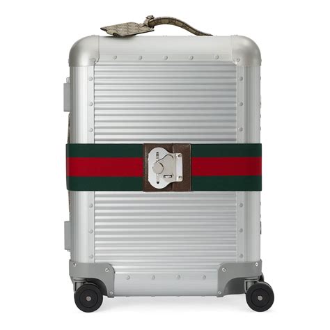 gucci aluminum luggage|Gucci luggage vintage.